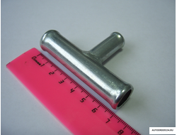 Трубка тройник 16х12х16мм металл угол 90 гр. (цена за 10 шт.)