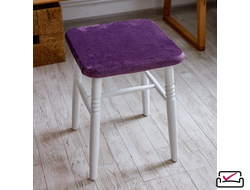 Чехол на табурет Велюр Лиловый (2 ШТУКИ). Россия