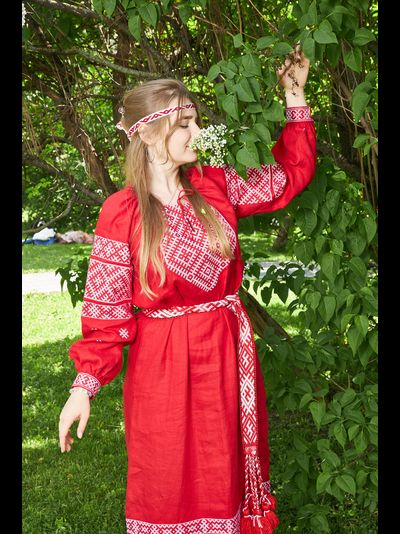 Славянское свадебное платье &quot;Берегиня&quot;