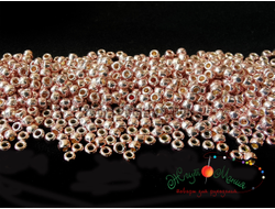 Toho 11/0 - 5г - PF552 Гальванизированный со стойким покрытием персиковый коралл (розовое золото)