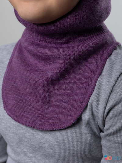 Шапка-шлем 20101-01 с утеплителем, х/б подклад, пурпур 52-54