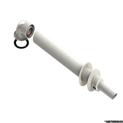 Коаксиальная труба с наконечником 60/100 мм, длина 750 мм BAXI