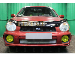 Защита радиатора Subaru Impreza II 2000-2002 chrome