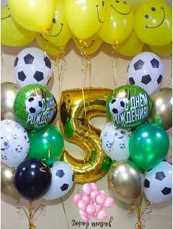 фольгированный шары футбол, футбольный мяч воздушный шарик, fol'girovannyj shar futbol