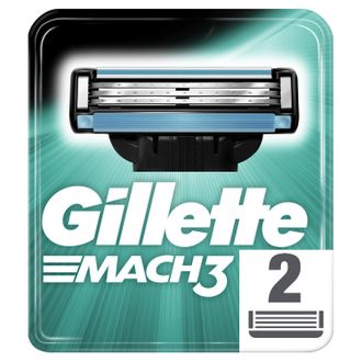 Сменная кассета "Gillette Mach3", 2 шт