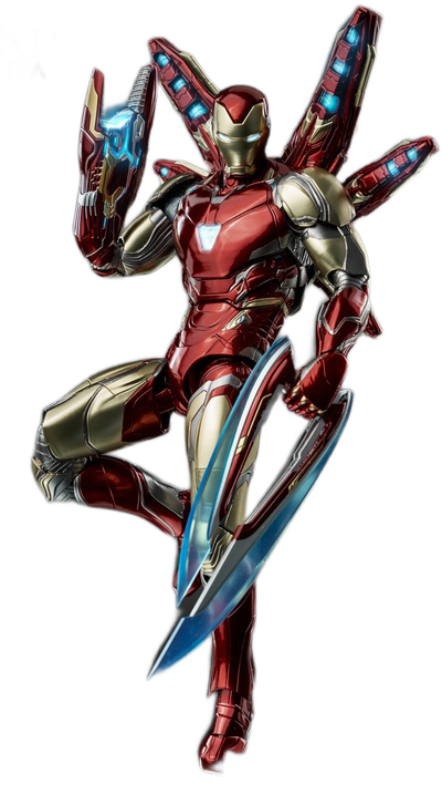 Железный Человек (Iron Man) - Коллекционная фигурка 1/12 SCALE The Infinity Saga DLX Iron Man Mark 85 (3Z02500C0) - Threezero