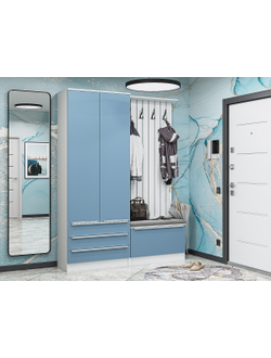 Стиль-03 Silky Blue/Белый