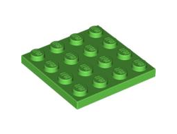 Plate 4 x 4, Bright Green (3031 / 4129848 / 4218226 / 4243836 / 4617799)