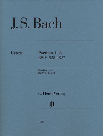Bach, J.S. Partiten Nr.1-3 BWV825-827 für Klavier (ohne Fingersatz)