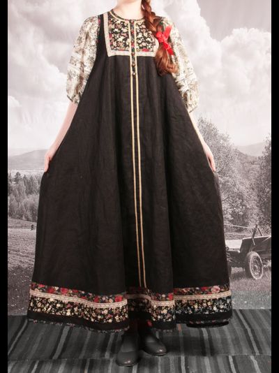 Косоклинный сарафан "Московский"