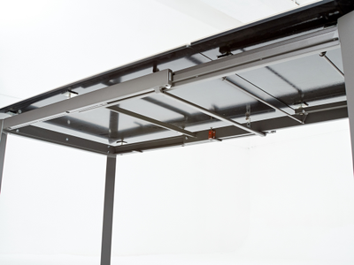 Стол CORNER 120 ITALIAN DARK GREY Серый мрамор глянцевый, керамика/ GREY1 М-City