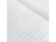 Подушка обнимашка для мужчин Рогалик 340 см с двойным наполнителем искусственный пух/шарики с наволочкой на молнии сатин люкс Белый страйп