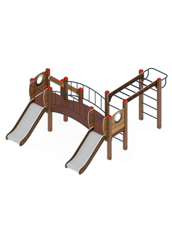 «Карапуз» ДИК 1.001.04-01 H=750 игровой комплекс