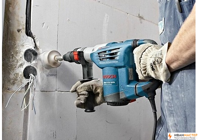 Штробление бетонных стен в квартире МО ИВАНМАСТЕР