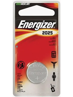 Батарейка CR2025 3B литиевая Energizer в бластере 1 шт.