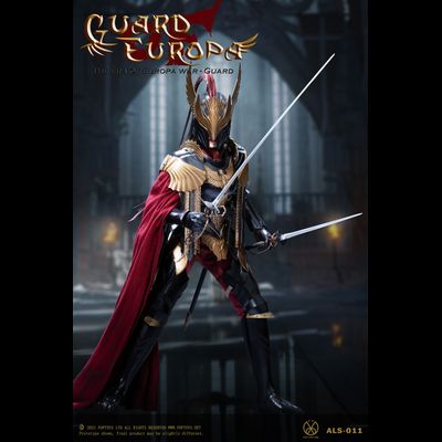 Рыцарь-стражница в черной броне  - Коллекционная ФИГУРКА 1/6 Eagle Knight Guard Black armor Version (ALS011) - POPTOYS