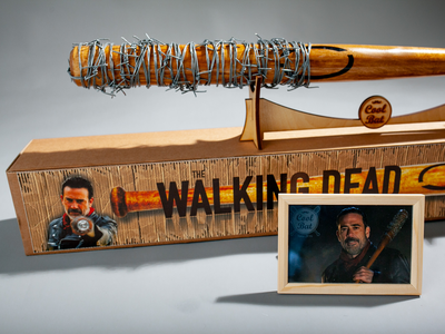 Бейсбольная бита Нигана Люсиль из т/с Ходячие Мертвецы