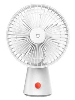 Портативный настольный вентилятор Xiaomi Mijia Desktop Fan 4000mAh (ZMYDFS01DM) белый