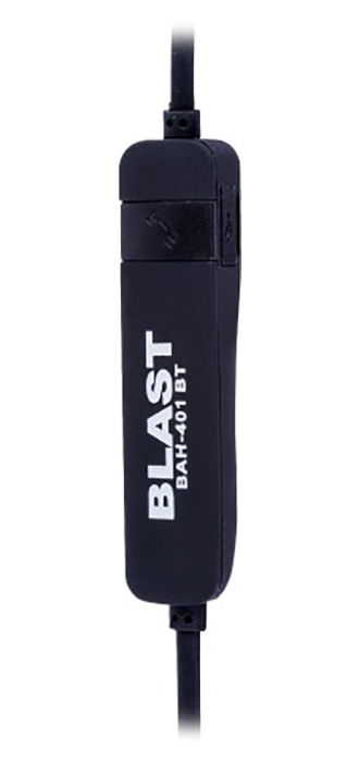 Вакуумные Bluetooth наушники Blast BAH-401BT (черный)