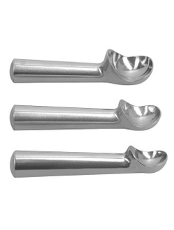 Ложка для мороженого 45 мм, 50 мм, 60 мм алюминиевая