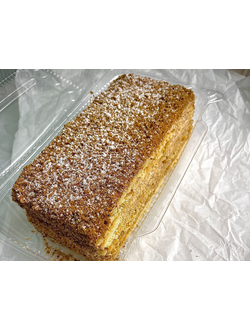 Пирог медовый «Лимонно-шоколадный» 0,500 кг