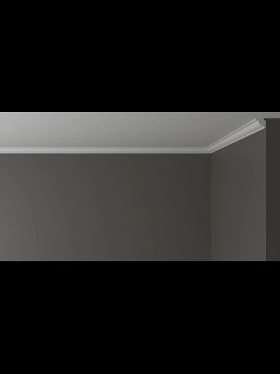 Потолочный плинтус DECOR-DIZAYN DD38, из дюрополимера, под покраску, ударопрочный