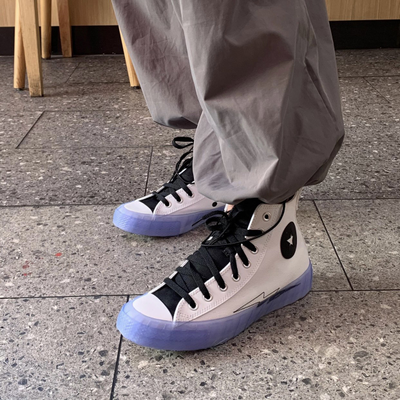 Кеды Converse x Black Ice Not A белые высокие 169468C с чем носить фото