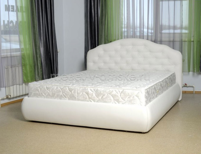 Кровать "Виктория" в интерьере спальни от омского производителя