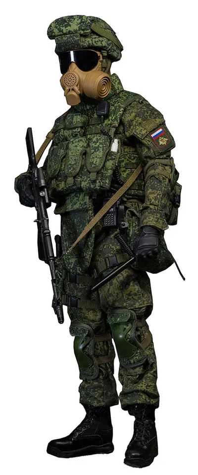 Боец военной полиции ВС РФ в Сирии - Коллекционная ФИГУРКА 1/6 Armed Forces of the Russian Federation - RUSSIAN MILITARY POLICE (78086) - DAMTOYS