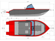 Алюминиевая моторная лодка «ТРИЕРА 460 Боурайдер»