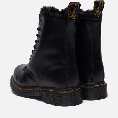 Dr Martens ботинки Serena 8 Eye черные зимние мужские