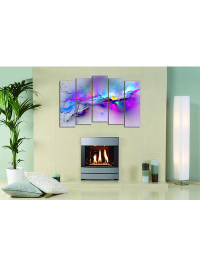 Модульная картина "Красочный разлом"