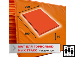 Мат защитный для горнолыжных трасс