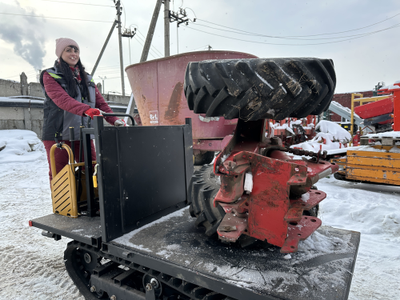 Мототележка 1000кг LMY-1000S-PRO дизельная