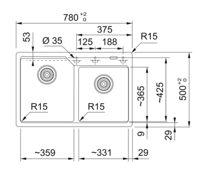 Мойка Franke Urban UBG 620-78
