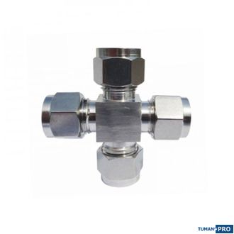 Фитинг OD крестообразный Ø3/8" (9,52 мм)
