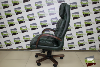 Кресло Sumon-XL, кожа/кож.зам зеленая