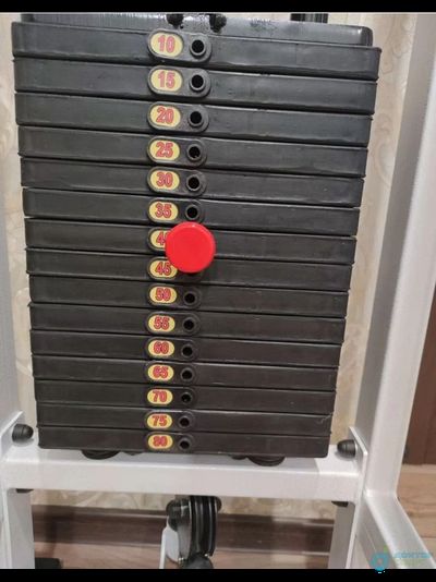 "Тонус" 60/80/100 кг (металлические обрезиненные груза)