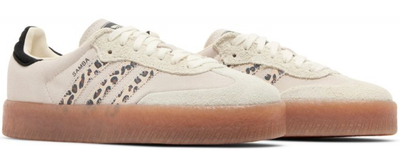 Кроссовки Adidas Sambae Cream White Leopard