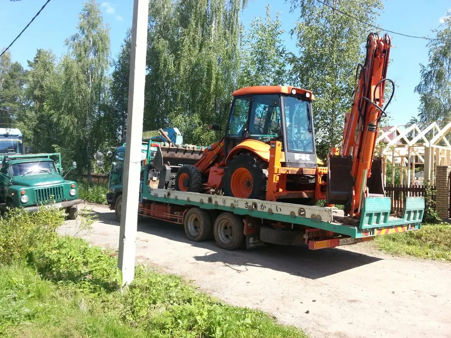 Перевозка экскаватора в Чеховском районе