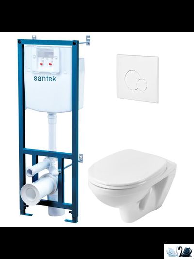 ПЭК Santek Бореаль 1.WH30.2.464 Инсталляция для подвесного унитаза. Комплект 5 в 1 купить у Marysя