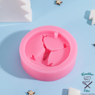 Молд «Олень», 8,5×8,5×2,8 см, цвет МИКС