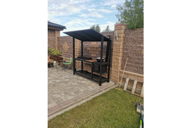 Мангал Loft 2м с печкой