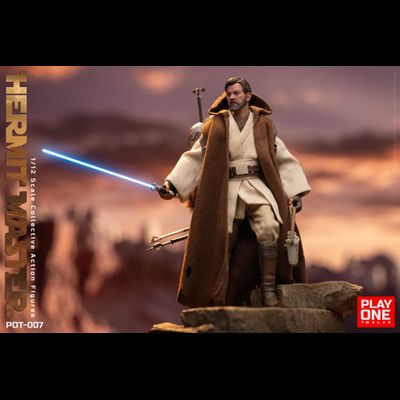 ПРЕДЗАКАЗ - Оби-Ван Кеноби (Звездные Войны, Star Wars) - Коллекционная фигурка 1/12 SCALE Hermit Master Jedi (POT-007) - Play One twelve ?ЦЕНА: 14200 РУБ.?