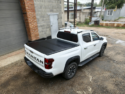 Жёсткая 4-секционная алюминиевая крышка на Changan Hunter Plus