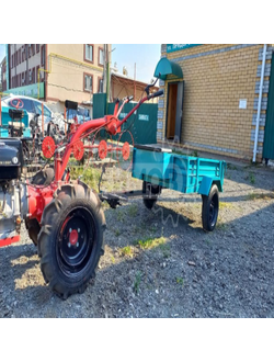 Тележка мотоблока ТМ-360  МИНИ (4.00-10 РФ) (1200*920*220) вес-80кг(грузоп.360кг(ст.наз.ТМ-250) /Чеб