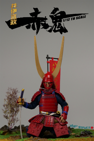 ПРЕДЗАКАЗ - Самурай Ии Наомаса - Коллекционная фигурка 1/12 scale Red Ghost Ii Naomasa (NO.0005) - Yep Studio ?ЦЕНА: 11900 РУБ.?