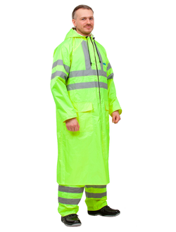 Плащ влагозащитный ExtraVision WPL с СОП сигнальный