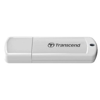 Флеш-память Transcend JetFlash 370, 32Gb, USB 2.0, белый, TS32GJF370