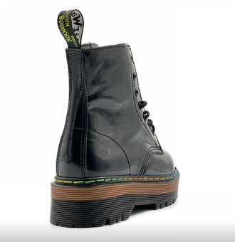 Dr. Martens Jadon Patent Rainbow Black (Черные)